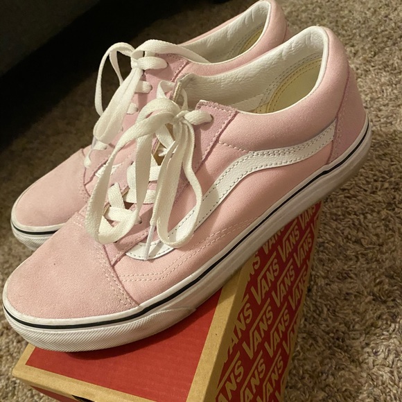 old school vans pink